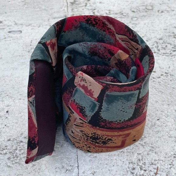 Bugle Boy USA Men Tie Classic Vintage Necktie Tie Made in The USA - Picture 4 of 8